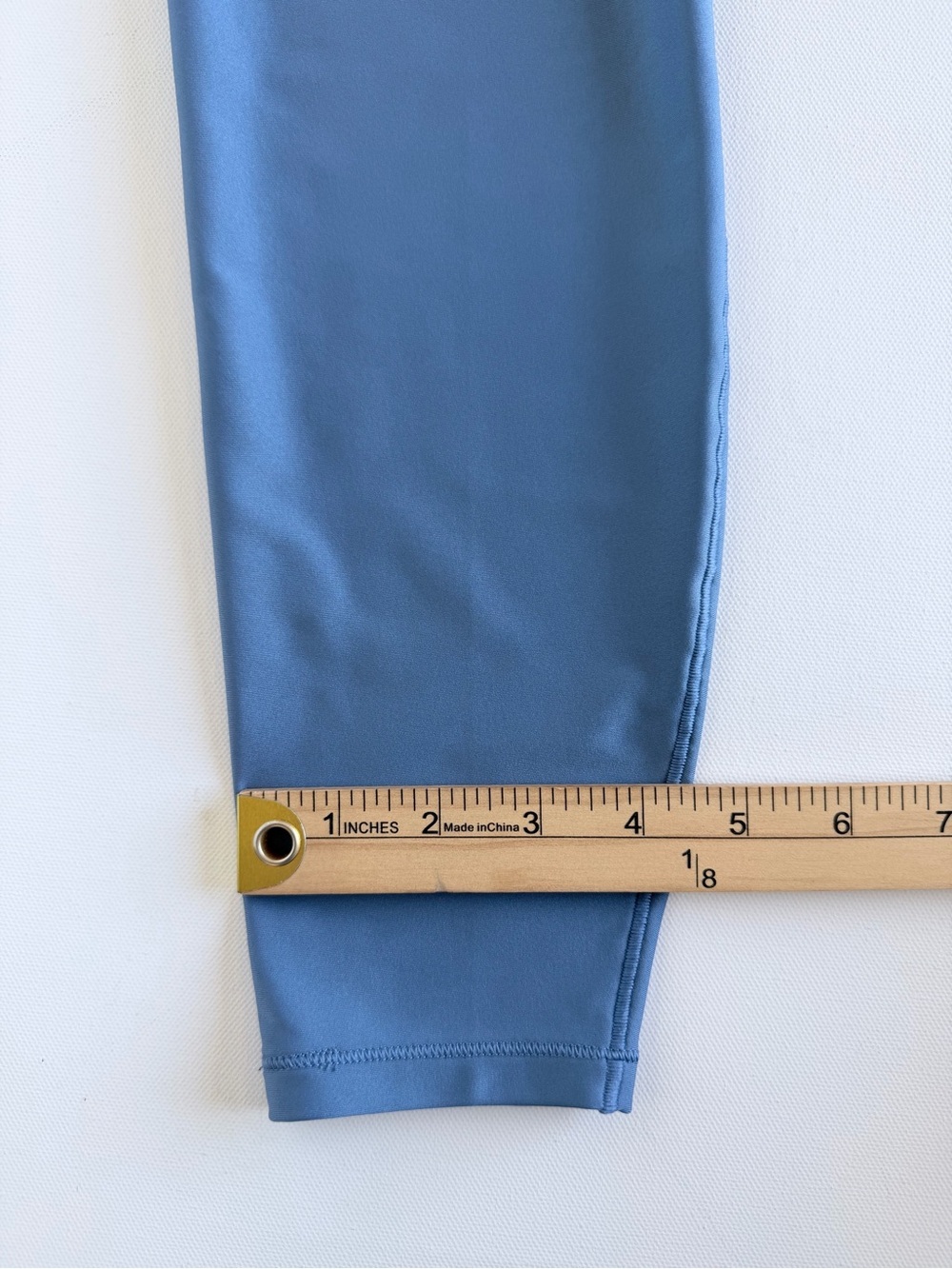 All in Motion Effortless Support High Rise 7/8 Leggings Blue Pockets Women S - Picture 7 of 8